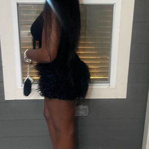 Fluffy birthday dress worn for 10 minutes